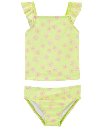 Osh Kosh B'Gosh Infant Girls 2-Piece Tankini Swimsuit Set Size 9M 12M 18M 24M